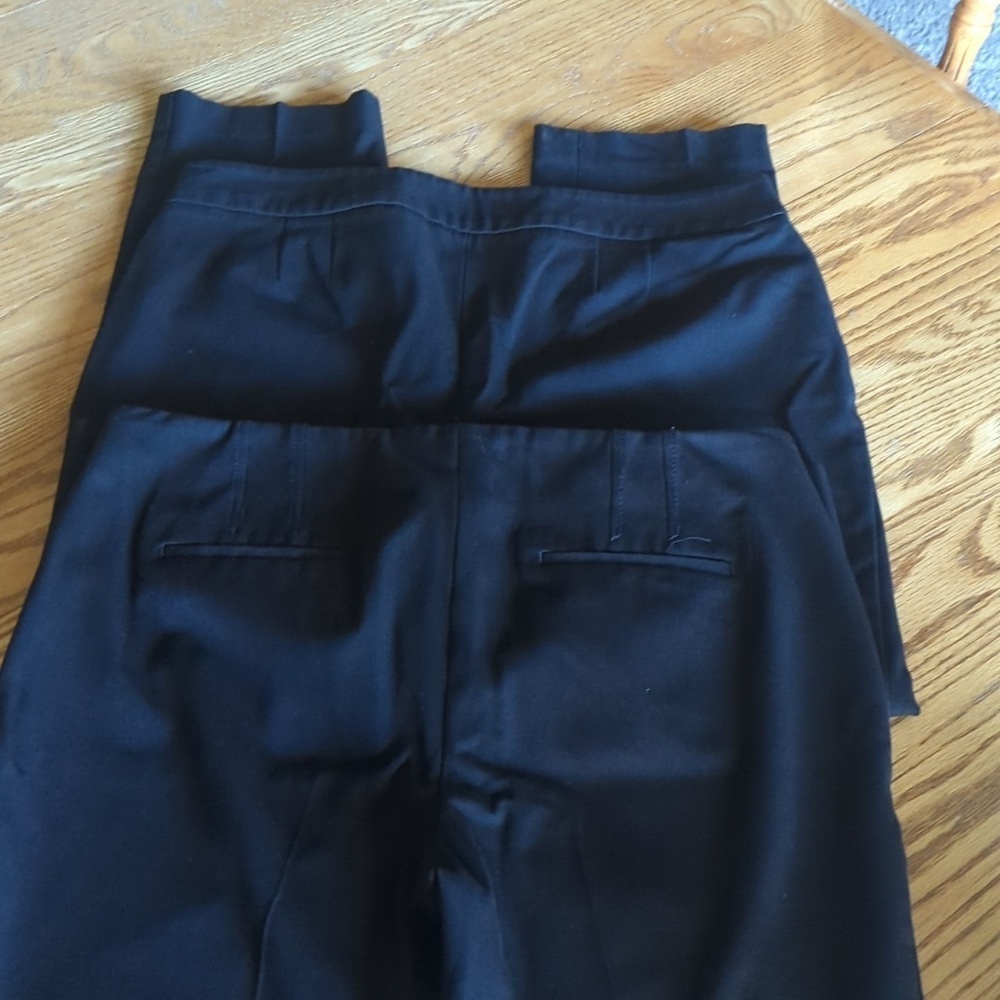 Talbot's Black Straight Pant Bundle Size Women's 14 Side Zip Dress Pant - Picture 10 of 10